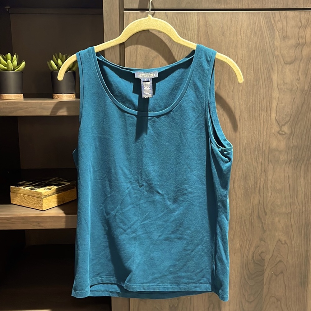 Jones New York Signature Tank in Teal
